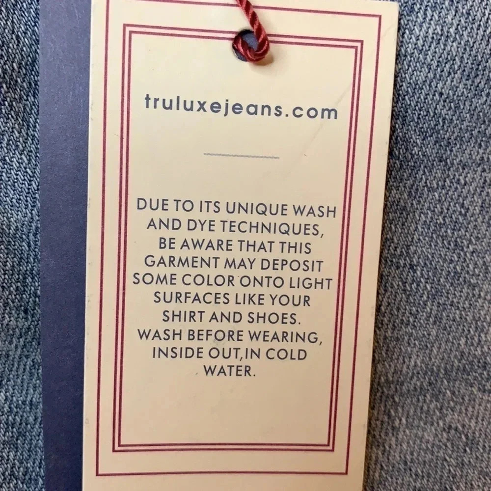 Tru Luxe Jeans Distressed Patchwork Boyfriend Siz… - image 14